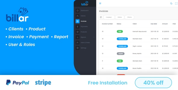 Source Code Billar – Invoice Management System 2.4