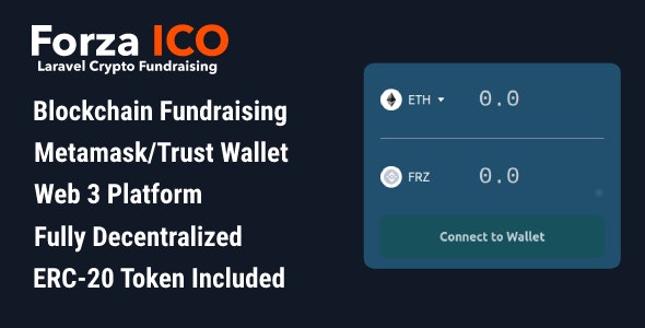 Share Code Forza ICO – Laravel CMS | Crypto ERC-20 Pre-Sale CMS (Crypto Fundraising)