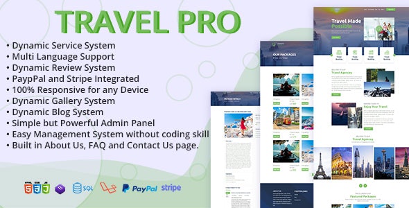 TravelPRO – Tour and Travel Agency Management System with Booking Engine