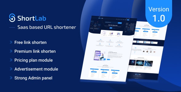 ShortLab – SAAS Based URL Shortener