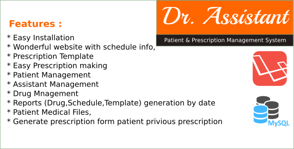 Dr.Assistant – Patient and Prescription Management System in Laravel