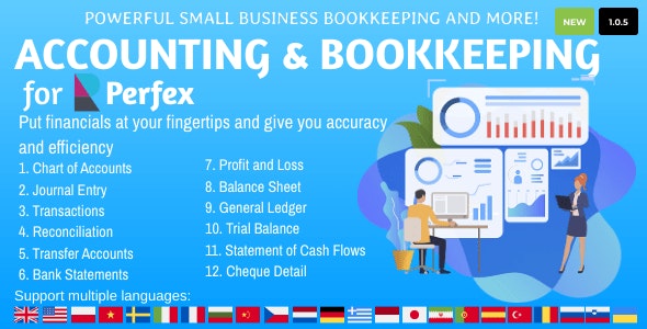 Accounting and Bookkeeping for Perfex CRM