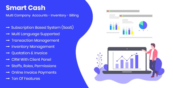 Source Code Smart Cash – Multi Company Accounts Billing & Inventory(SaaS)