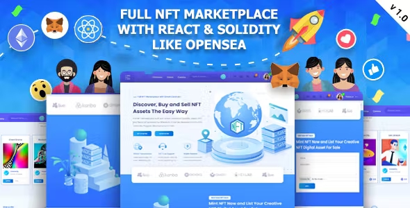 Source Code NFT WorkSea – Full NFT Marketplcae with React & Solidity Like Opensea