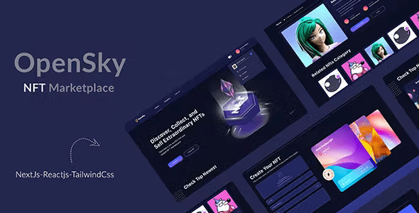 Source Code OenSky -NFT Marketplace Nextjs Template