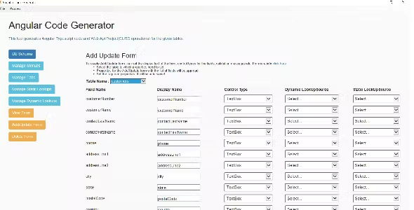 Source Code Code Generator for React/Vue/Angular+Apis NodeJs/.Net Core/Asp.net/Php+Databases MongoDB/MsSql/MySql