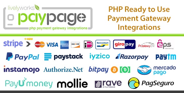 Source Code PayPage – PHP ready to use Payment Gateway Integrations 1.8.1