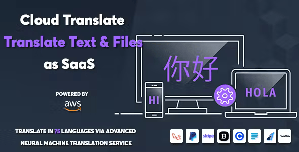 Source Code Cloud Translate – Advanced Neural Machine Translation Service as SaaS