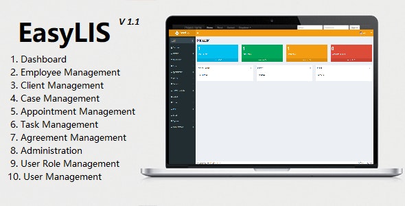 Source Code EasyLIS – Legal Information System/Law Office 1.2