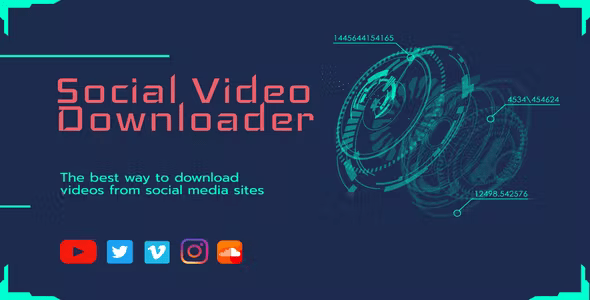 Source Code Social Video Downloader and Admin Panel – Nodejs