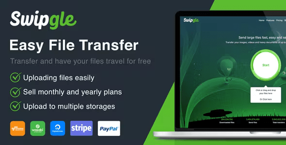 Source Code Swipgle – Easy File Transfer (SAAS) 2.0