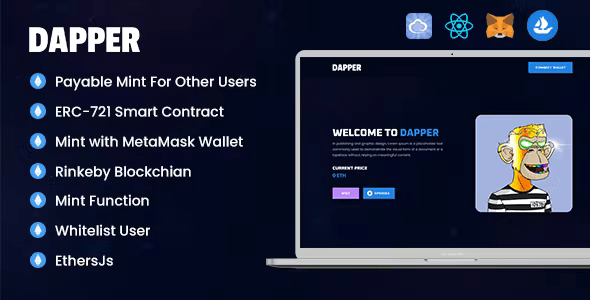 Source Code Dapper – NFT Drop / Collection Template