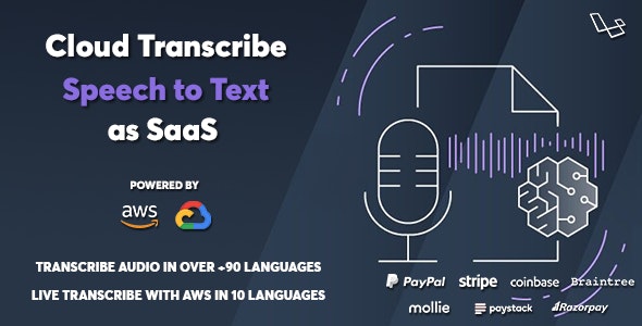 Source Code Cloud Transcribe – Speech to Text as SaaS 1.0.1