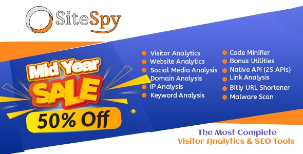 Source Code SiteSpy – The Most Complete Visitor Analytics  SEO Tools