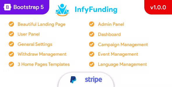 Source Code InfyFunding – Laravel Online Crowd Funding / Fund Raising as like Kickstarter, Indiegogo