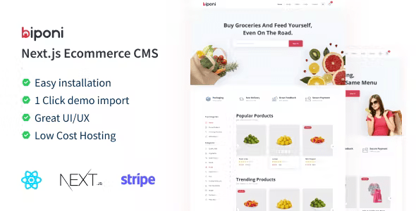 Source Code Biponi – Next.js Ecommerce CMS