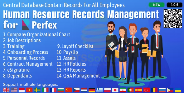 Source Code HR Records module for Perfex CRM 1.0.7