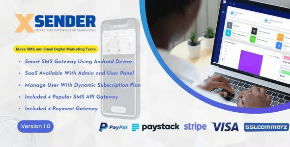 Source Code XSender – Mass Email and SMS Messaging for Digital Marketing