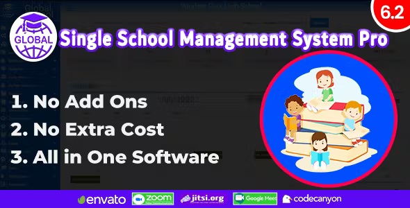 Source Code Global – Single School Management System Pro 6.2