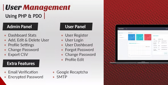 Source Code User Login Register and User Management