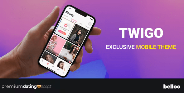 Source Code Twigo – Exclusive Mobile Theme – Belloo Dating Software