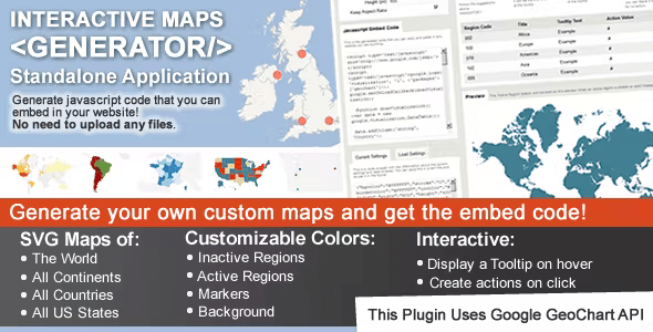 Source Code Interactive Maps Generator