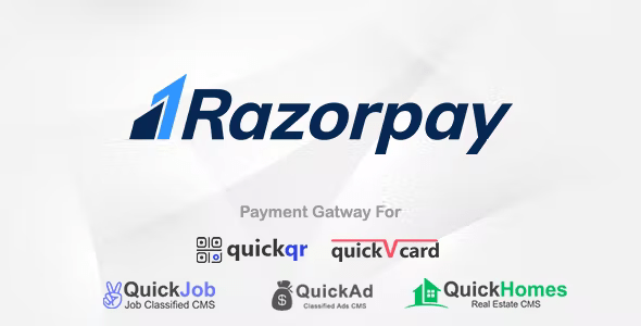 Source Code Razorpay Payment Plugin For QuickCMS