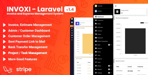 Source Code INVOXI – Laravel Invoice and Expense Management System 1.4