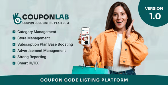 Source Code CouponLab – Coupon Code Listing Platform