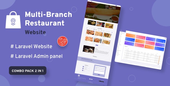 Source Code Multi-Branch Restaurant – Laravel Website with Admin Panel