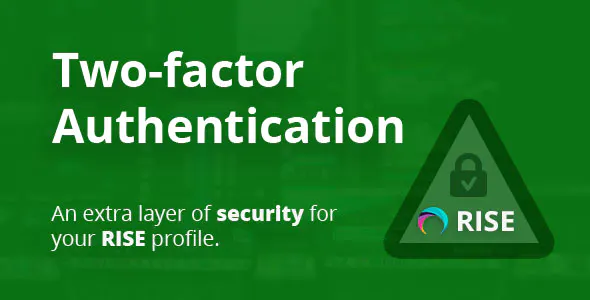 Source Code Two-factor Authentication for RISE CRM 1.0.2