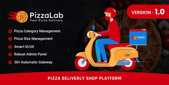 Source Code PizzaLab – Pizza Delivery Shop Platform