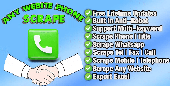 Source Code Any Webite Phone Scrape|Extract Pro