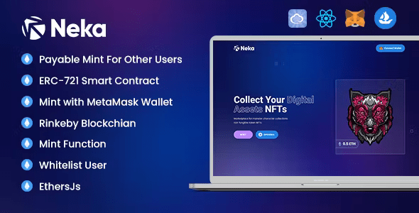 Source Code Neka – A React NFT Minting Dapp