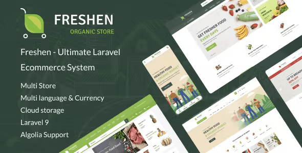 Source Code Freshen – Ultimate Laravel Ecommerce System