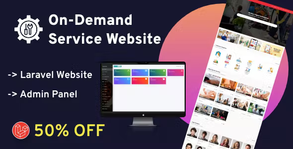 Source Code Handy service – On-Demand Home Services, Business Listing, Handyman Booking Website with Admin panel