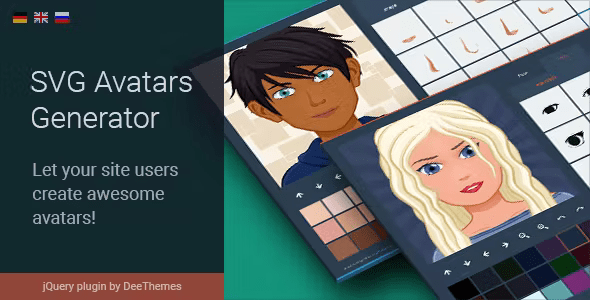 Source Code SVG Avatars Generator – jQuery Plugin