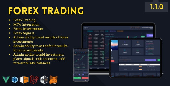 Source Code Forex Trading & Investment Addon For Bicrypto