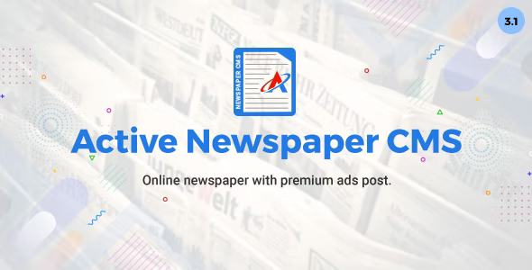 Source Code Active Newspaper CMS