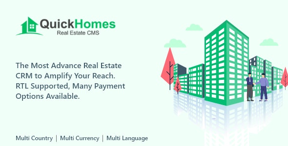 Source Code QuickHomes – Real Estate CMS PHP Script 1.3