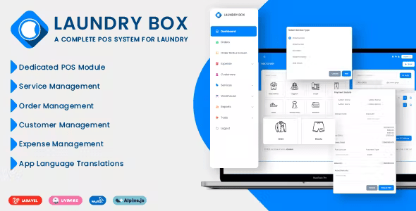Share Code Laundry Box POS and Order Management System 1.5.0