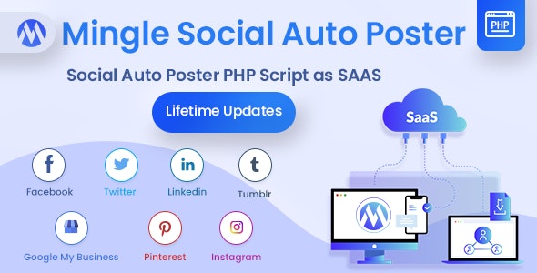 Share Code Mingle SAAS – Social Auto Poster  Scheduler PHP Script 4.4.6