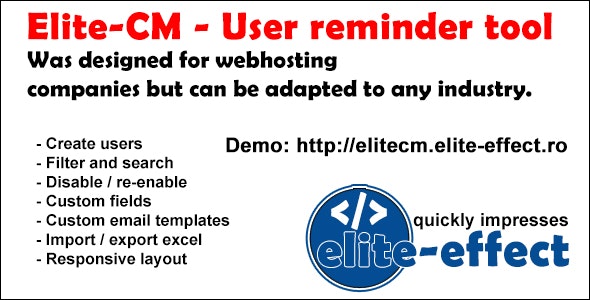 Share Code Elite-CM – User reminder tool