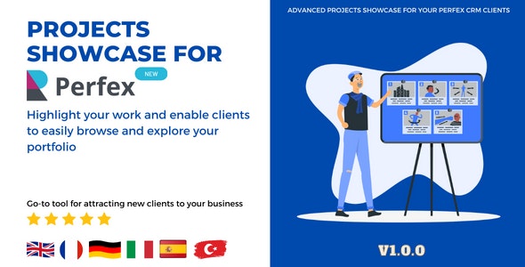 Share Code ProjectSpot – Projects Showcase For Clients Perfex Module