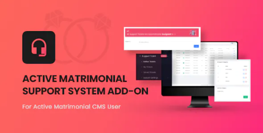 Share Code Active Matrimonial Support Ticket add-on