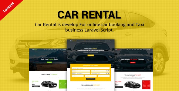 Share Code Car Rental – Cab Booking Laravel Script
