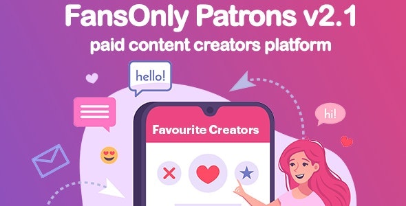 Share Code PHP FansOnly Patrons – Paid Content Creators Platform 2.4