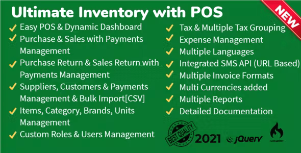 Share Code Ultimate Inventory with POS 2.4