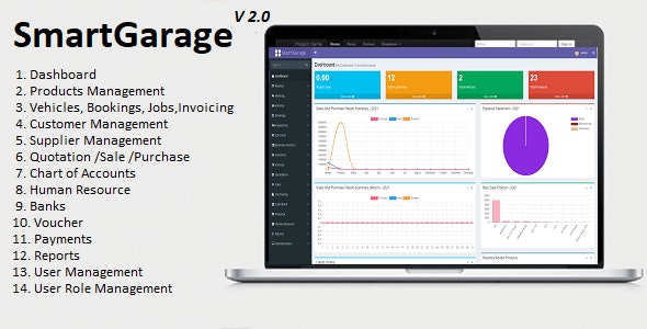Share Code SmartGarage – Garage / Workshop Management System