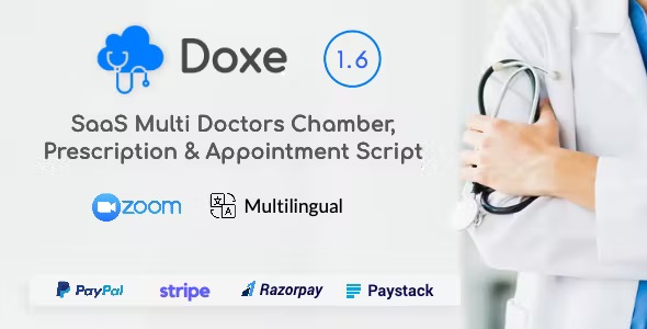 Share Code Doxe – SaaS Doctors Chamber, Prescription  Appointment Software 1.9